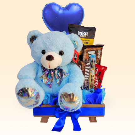 EMBOPACK TEDDY AZUL