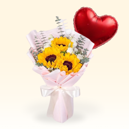 Ramo de 3 girasoles