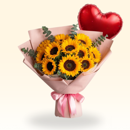 Ramo x 12 girasoles