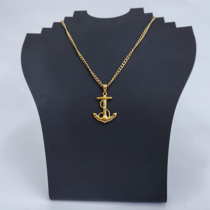 COLLAR ANCLA DORADA
