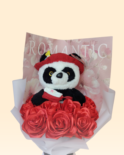 Rosas eternas rojas
